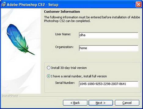 Как установить Adobe Photoshop CS2