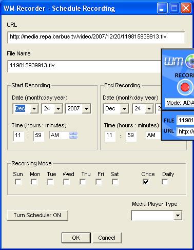 Как записывать потоковое интернет-видео и телевидение на ПК в WM Recorder